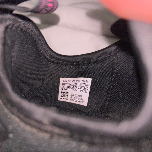 Adidas Wmns NMD black solar pink - blinged out custom - Picture 6 of 10